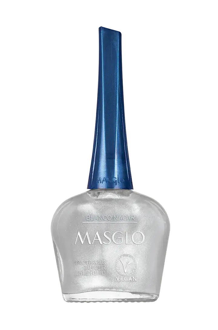 BLANCO NACAR - ESMALTE TRADICIONAL PERLADO MASGLO 13,5 ML - GAMA BLANCO