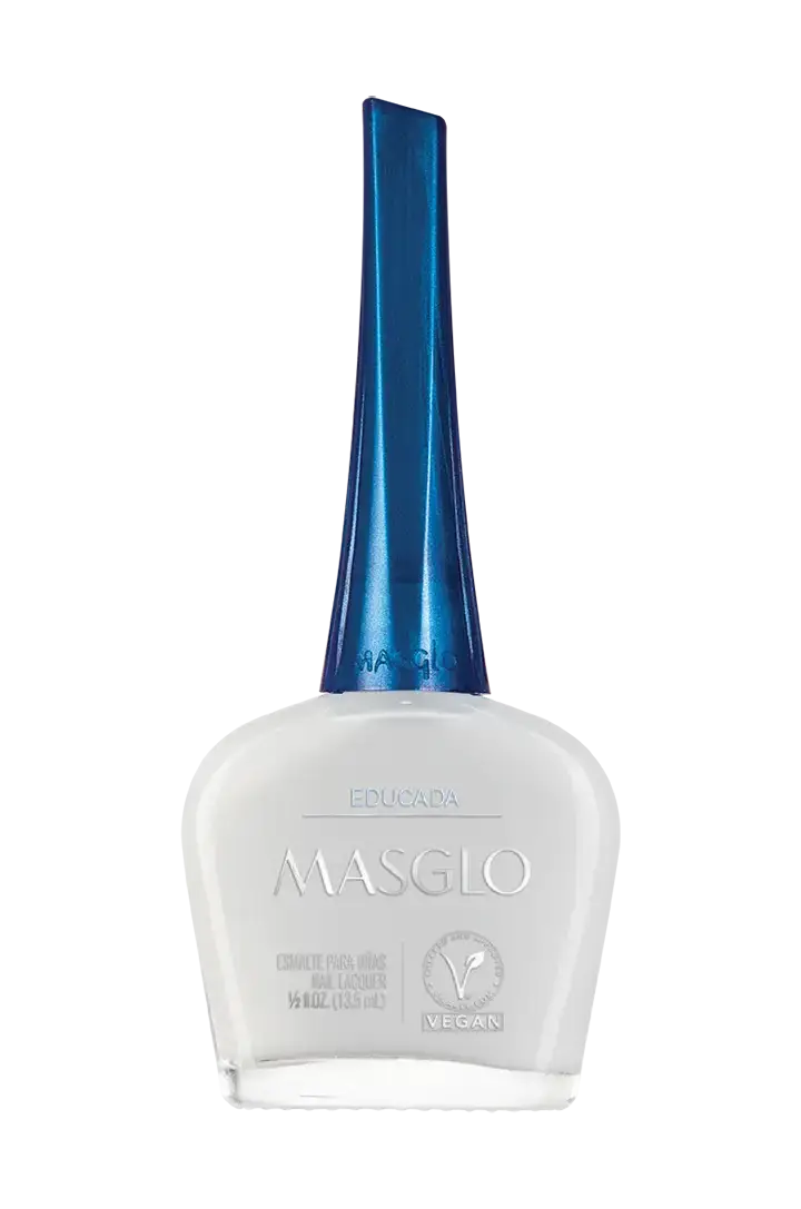 EDUCADA - ESMALTE TRADICIONAL CREMOSO MASGLO 13,5 ML - GAMA BLANCO