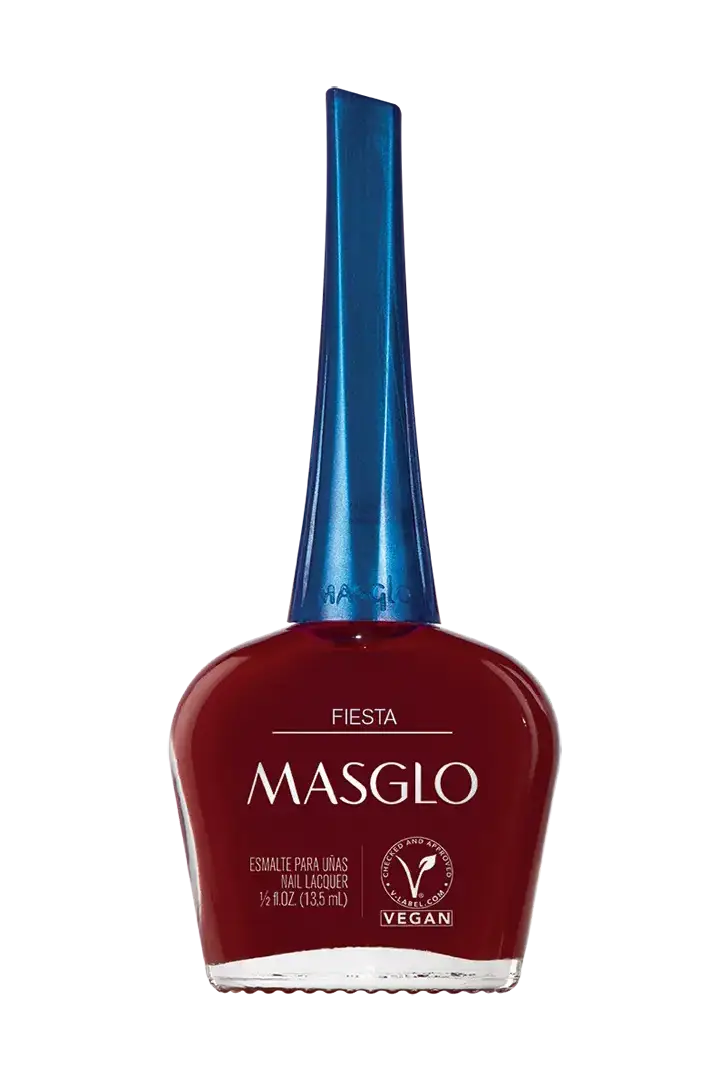 FIESTA - ESMALTE TRADICIONAL CREMOSO MASGLO 13,5 ML - GAMA ROJO