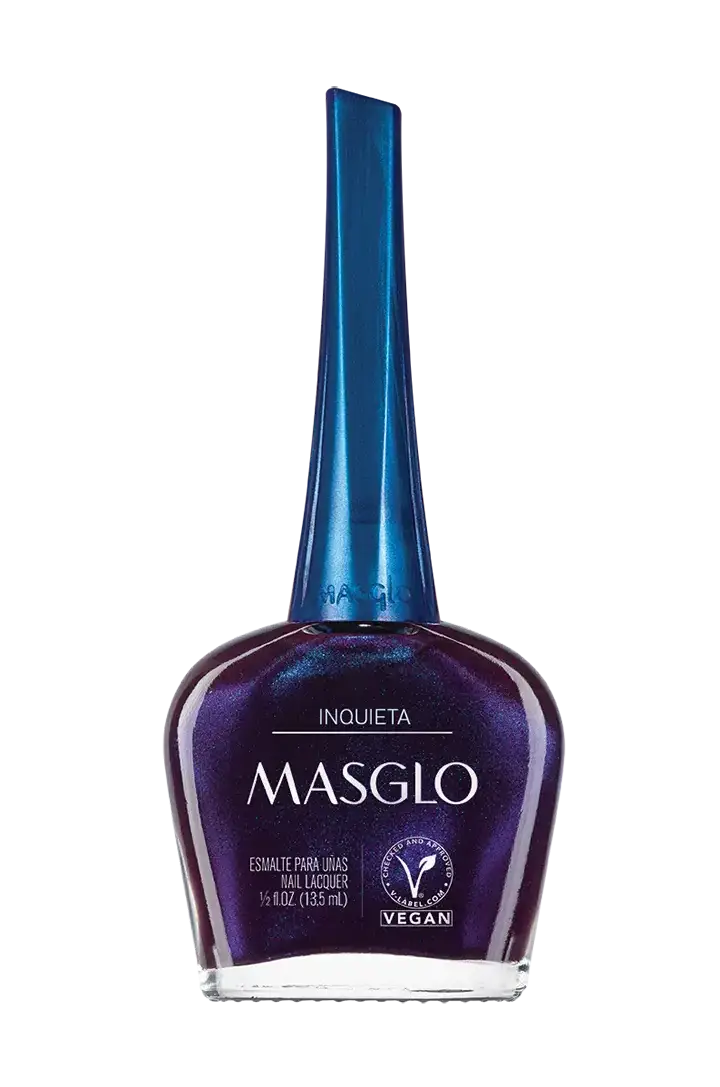 INQUIETA - MASGLO TRANSLUCENT TRADITIONAL NAIL POLISH 13.5 ML - PURPLE RANGE