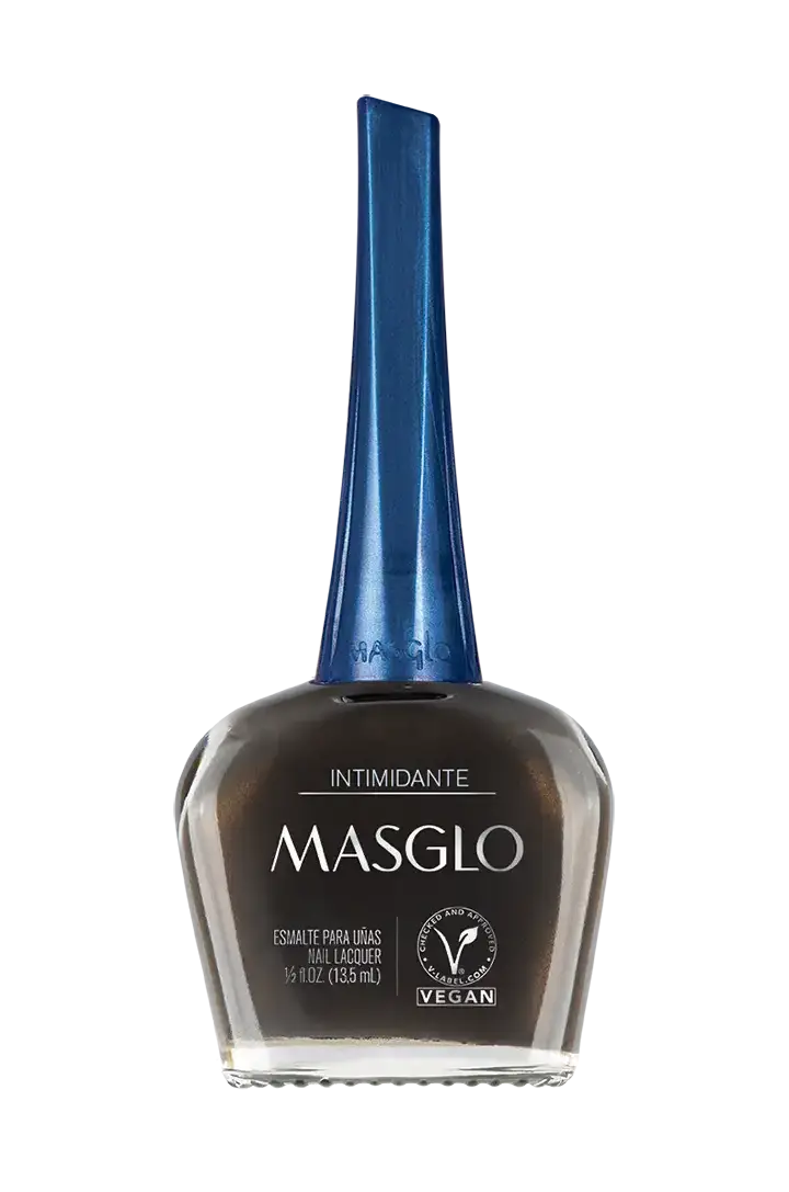 INTIMIDANTE - ESMALTE TRADICIONAL PERLADO MASGLO 13,5 ML - GAMA MARRoN