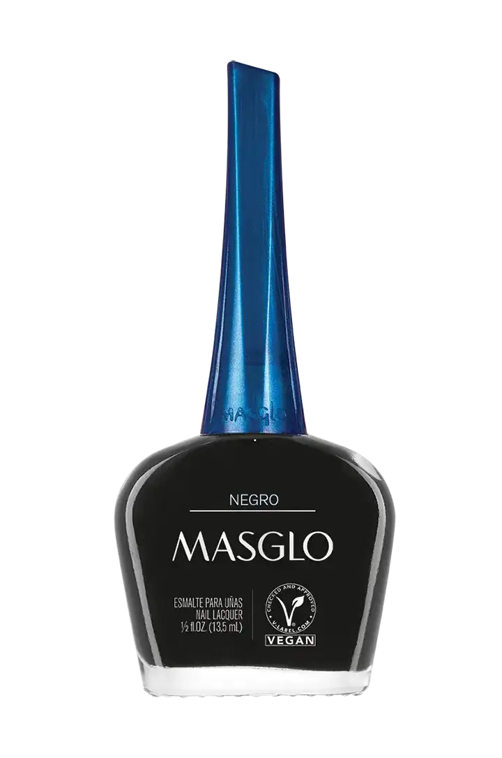 BLACK - MASGLO CREAMY TRADITIONAL ENAMEL 13.5 ML - BLACK RANGE