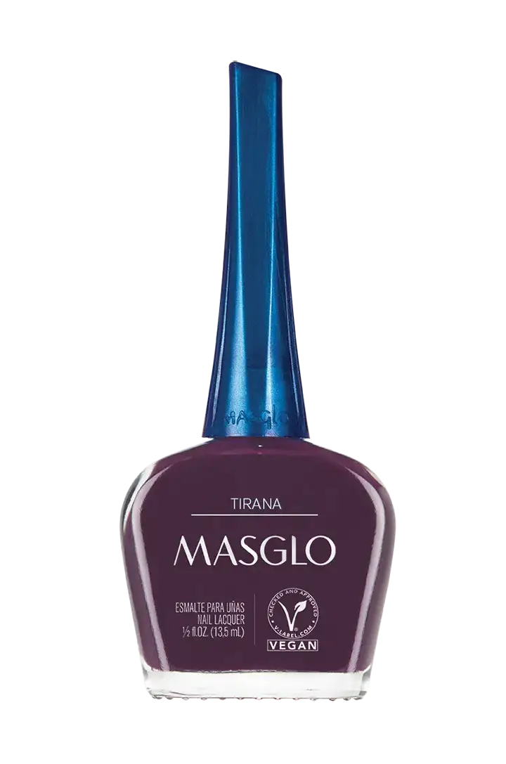 TIRANA - ESMALTE TRADICIONAL CREMOSO MASGLO 13,5 ML - GAMA MORADO
