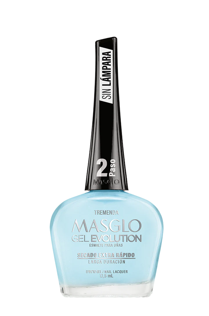 TREMENDA - ESMALTE GEL EVOLUTION EFECTO GEL MASGLO 13,5 ML CREMOSO - GAMA AZUL