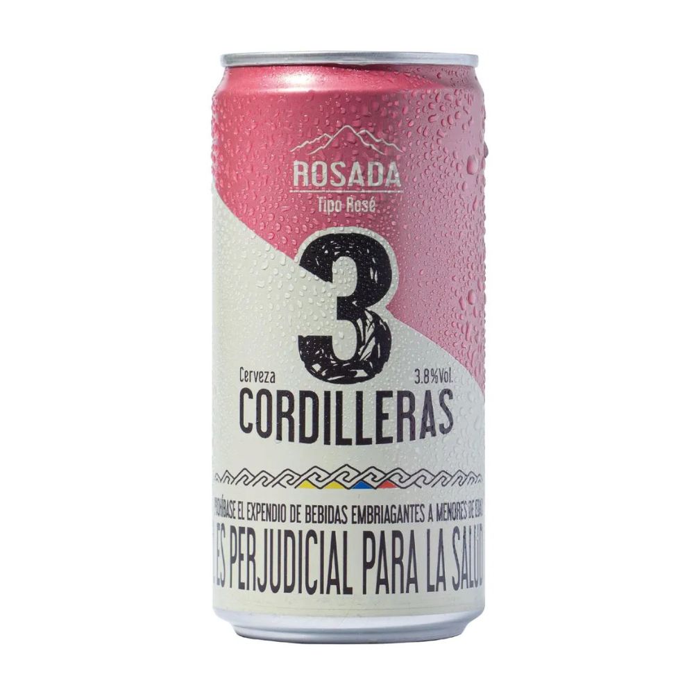 3CORDILLERAS o Tres cordilleras Artesanal Rose Lata 269ml Soda