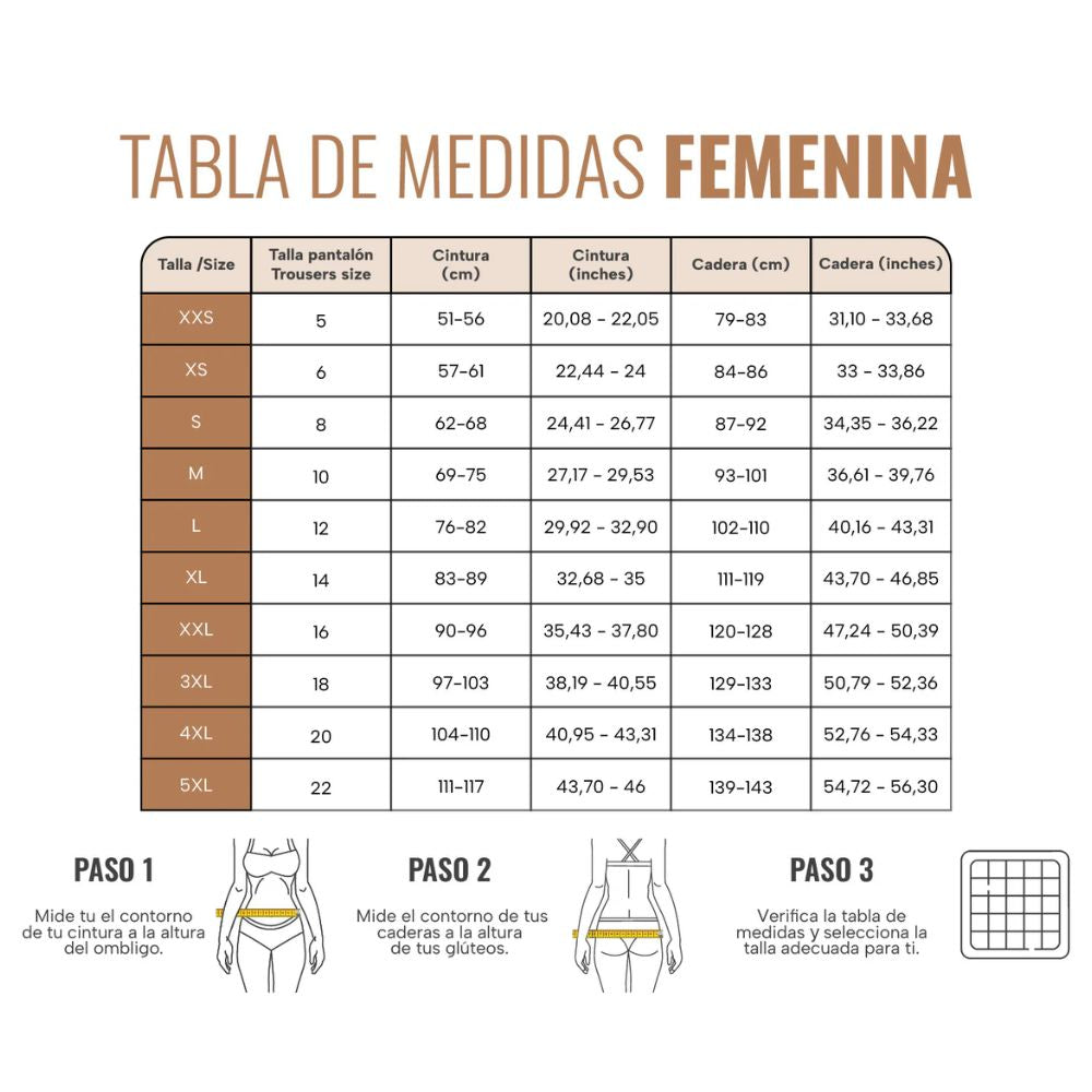 FAJITEX Faja corta Marilyn espalda alta Ref. 222541