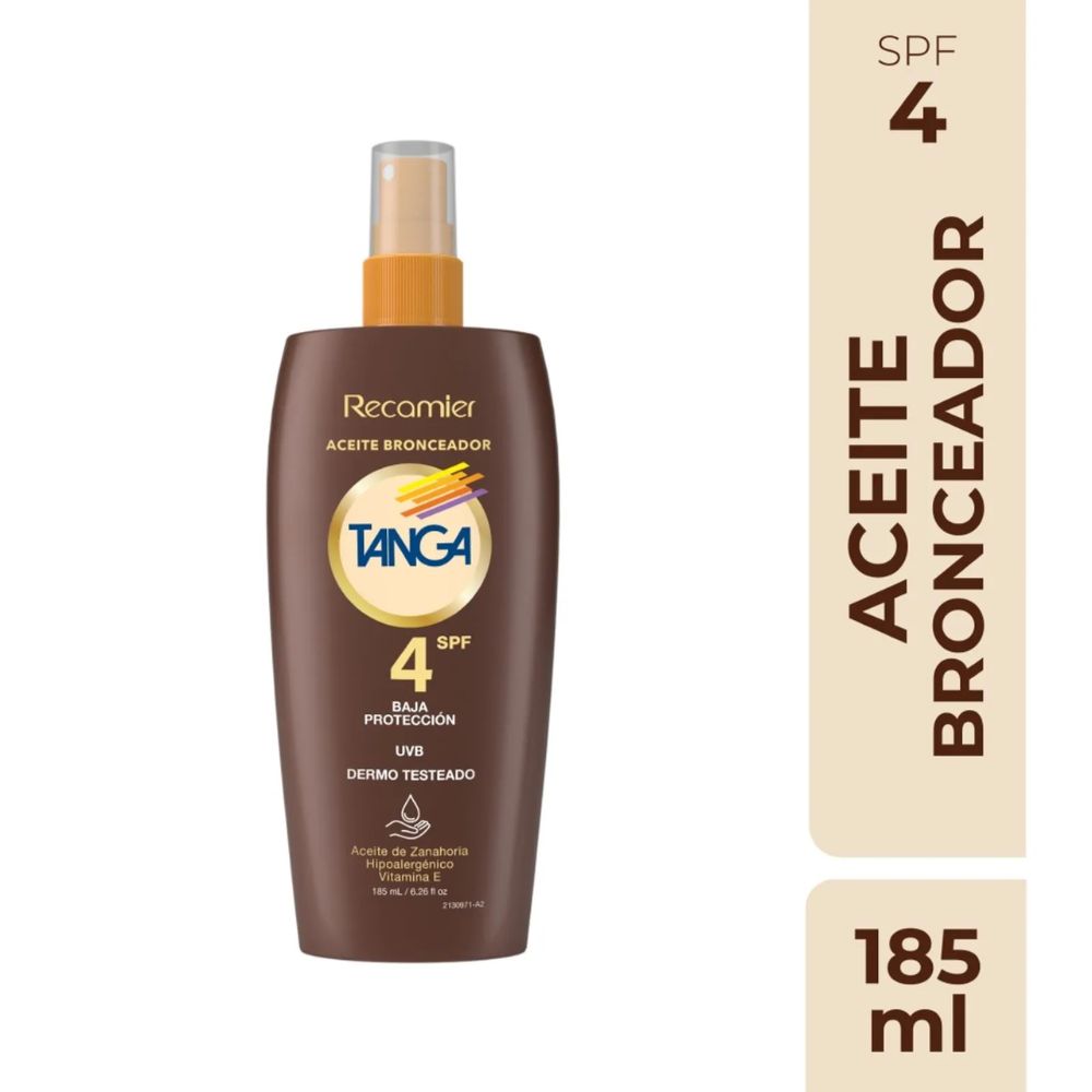 Tanga Aceite Bronceador SPF 4 185ml