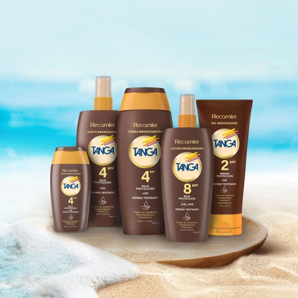 Tanga Crema Bronceadora SPF 4  220ml