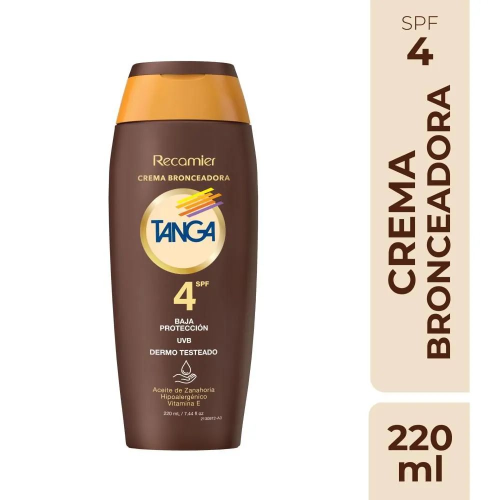 Tanga Crema Bronceadora SPF 4  220ml