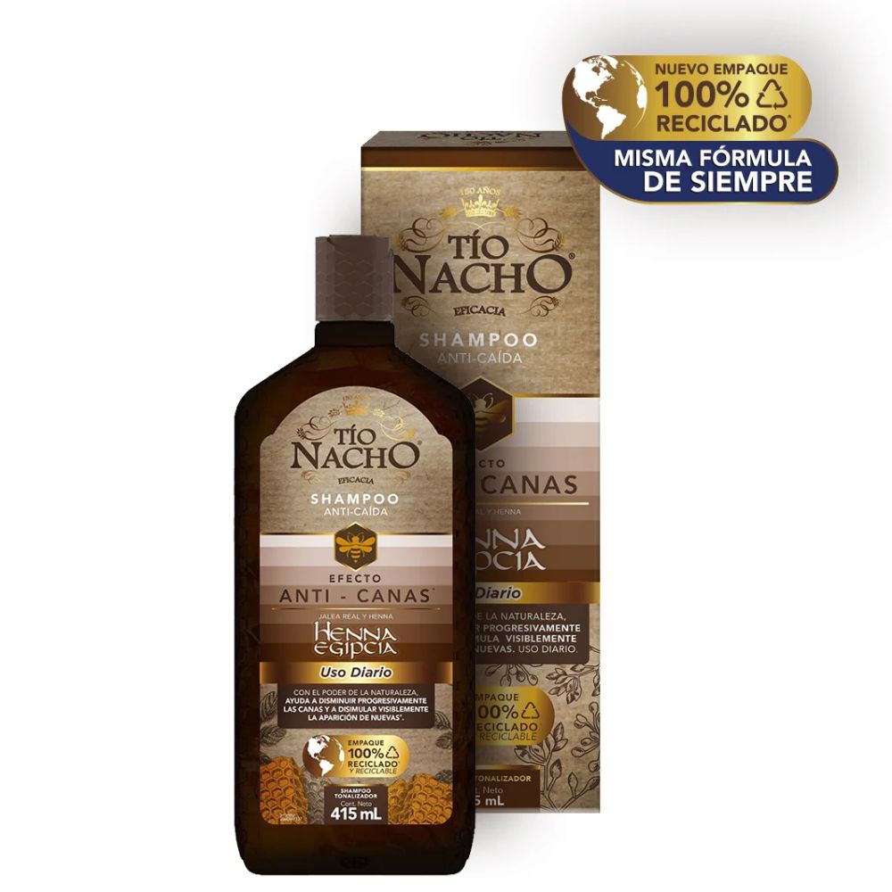 Tio Nacho Egyptian Henna Anti-Gray Shampoo x415ml