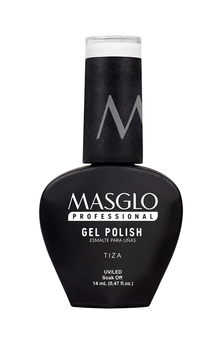 TIZA - ESMALTE SEMIPERMANENTE MASGLO PROFESSIONAL GEL POLISH 14 ML CREMOSO - GAMA BLANCO