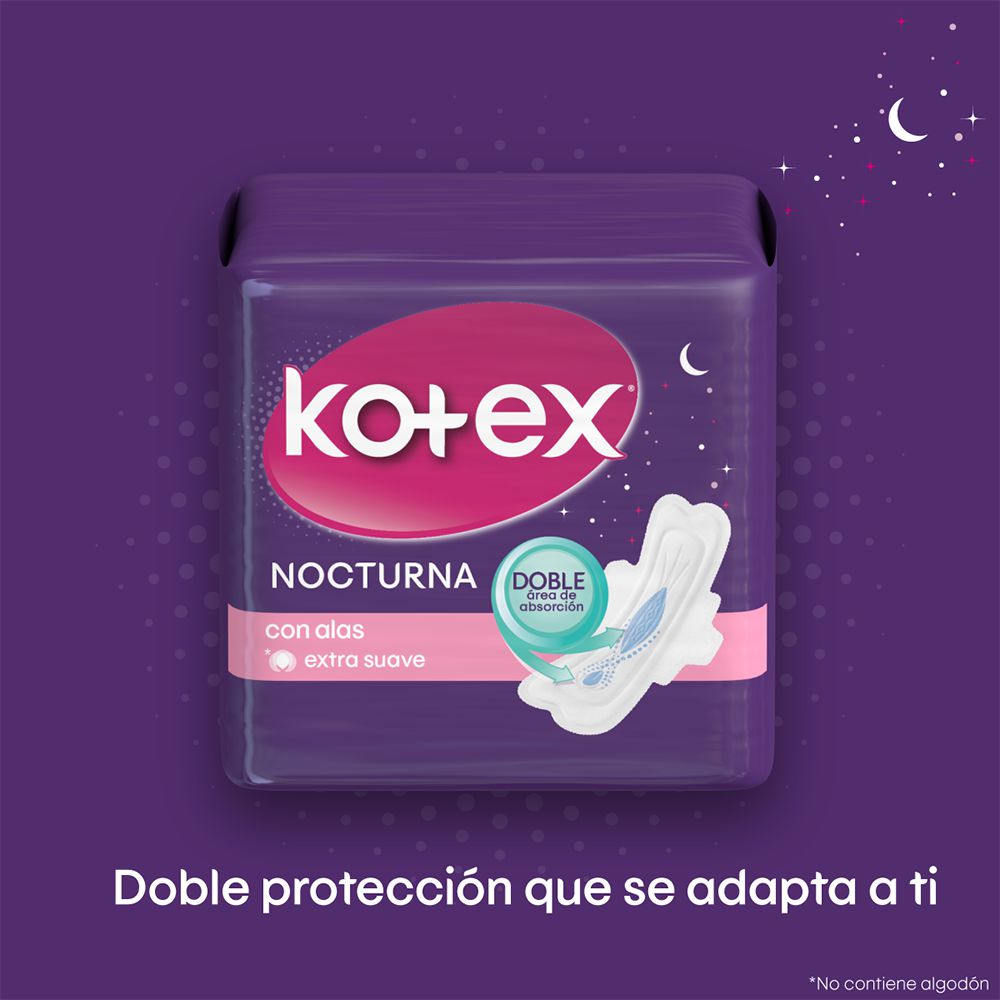 Kotex Toallas higiénicas Nocturna (16 und)