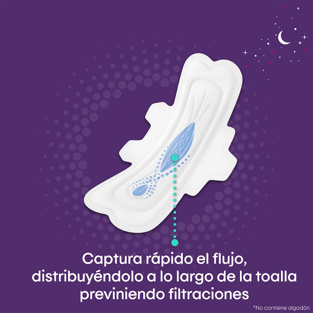 Kotex Toallas higiénicas Nocturna (16 und)
