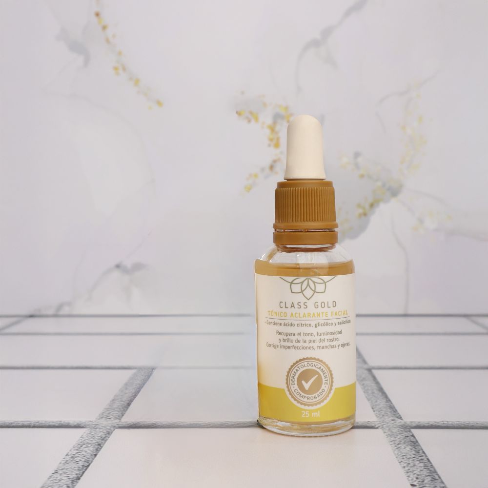 Class Gold Tonico Aclarante Facial 25mL (1 pack)