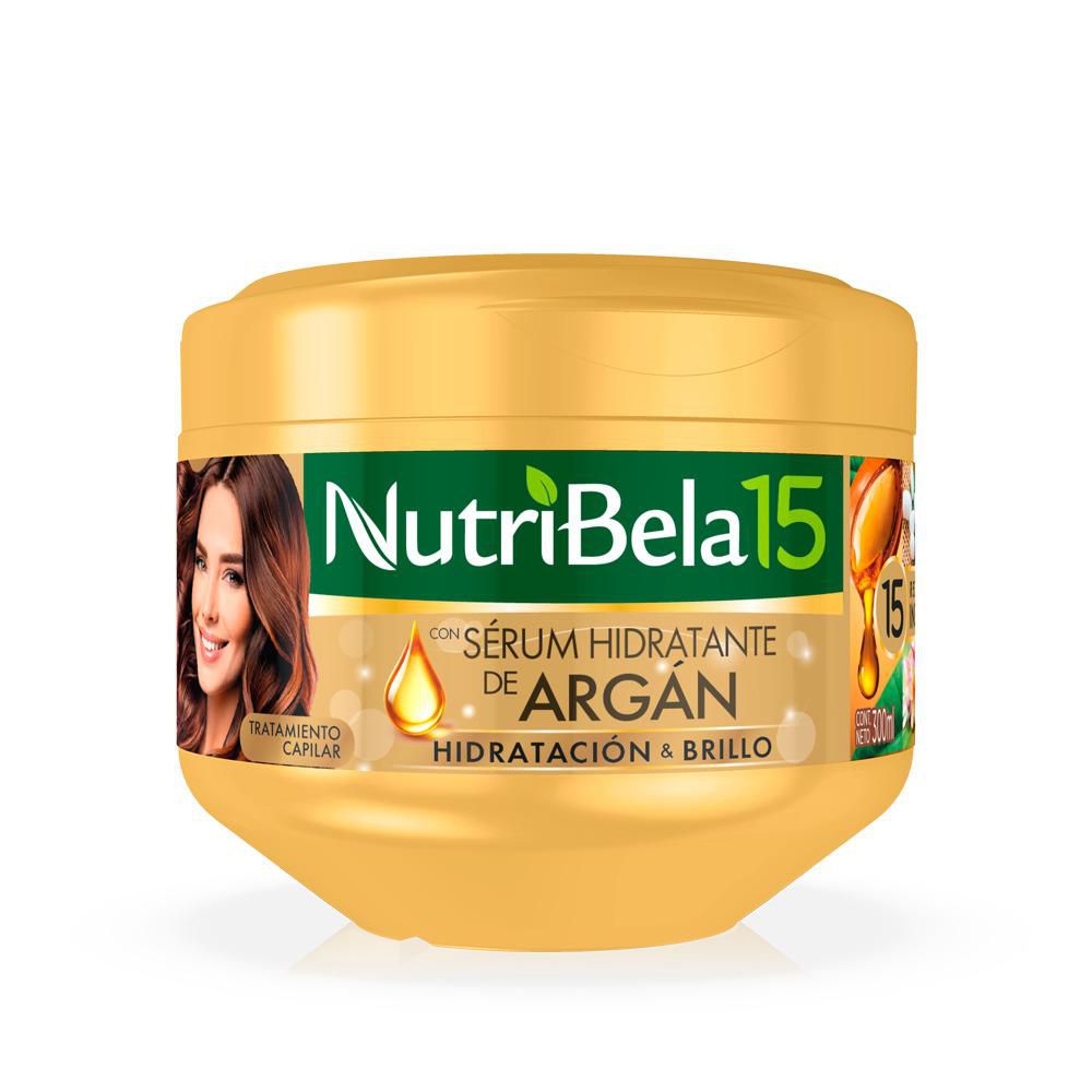 NUTRIBELA Tratamiento Capilar Serum Hidratante de Argan x300ml