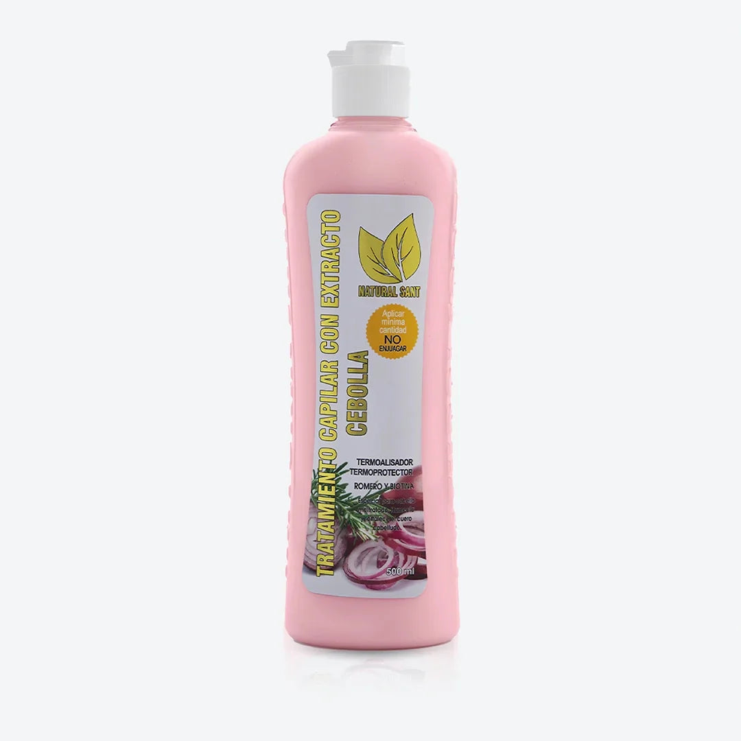 DESCUENTO - Lisovital Tratamiento Capilar con Cebolla, Romero y Biotina para un Cabello Más Fuerte y Abundante 500ml