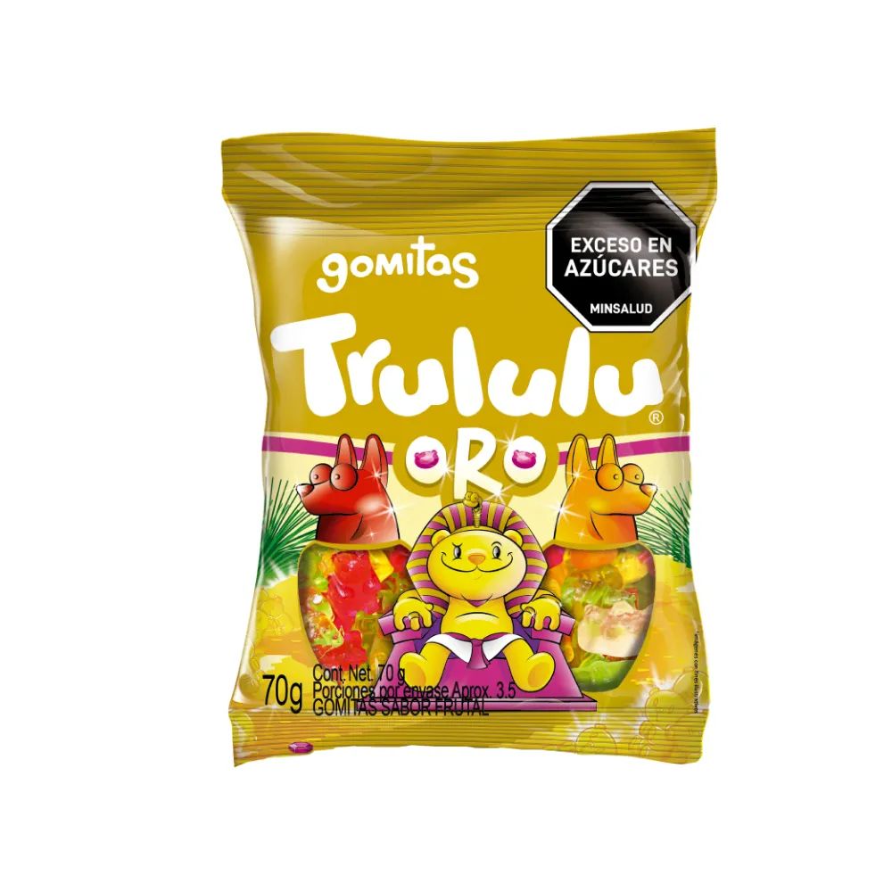 Trululu Gummies Bears Fruity Flavors 70gr