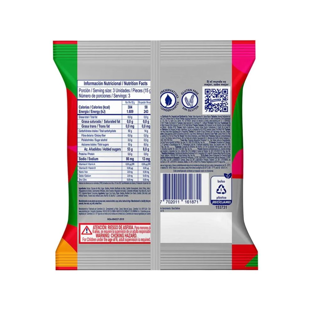 Colombina Gomitas Bon Bon Bum Surtido x 45 g