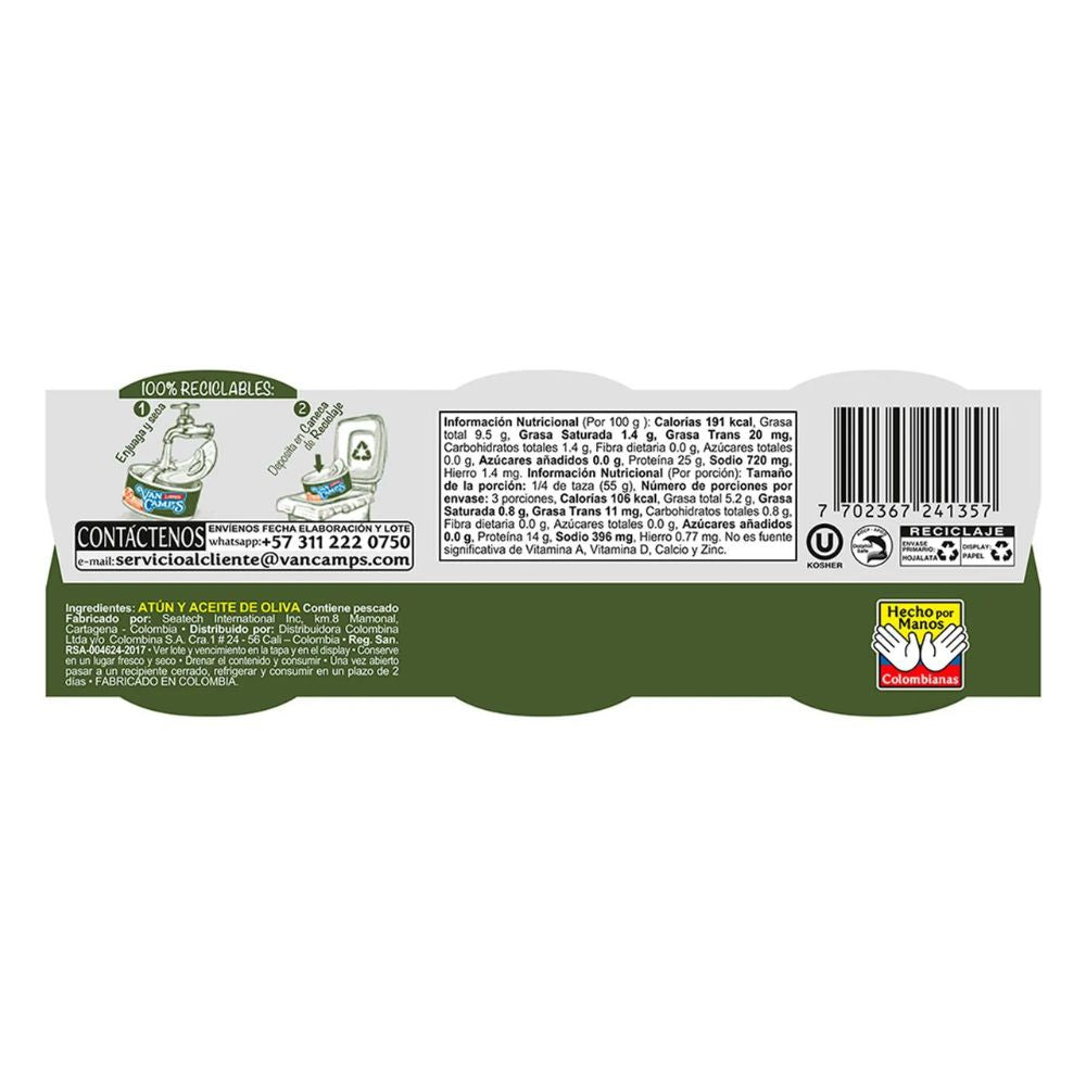 TUNA VANCAMPS 3U 80G OIL/OLIVE