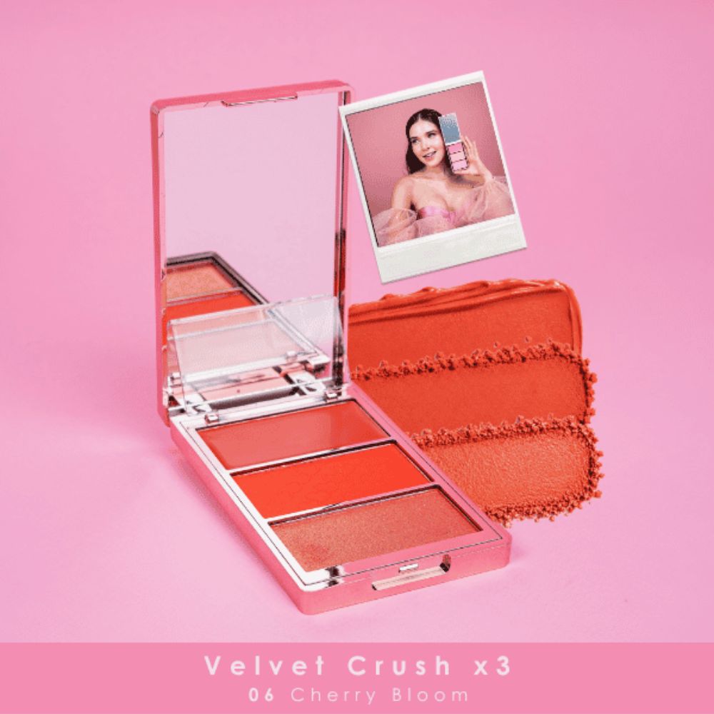 Bloomshell Velvet rubor x 3 Warm