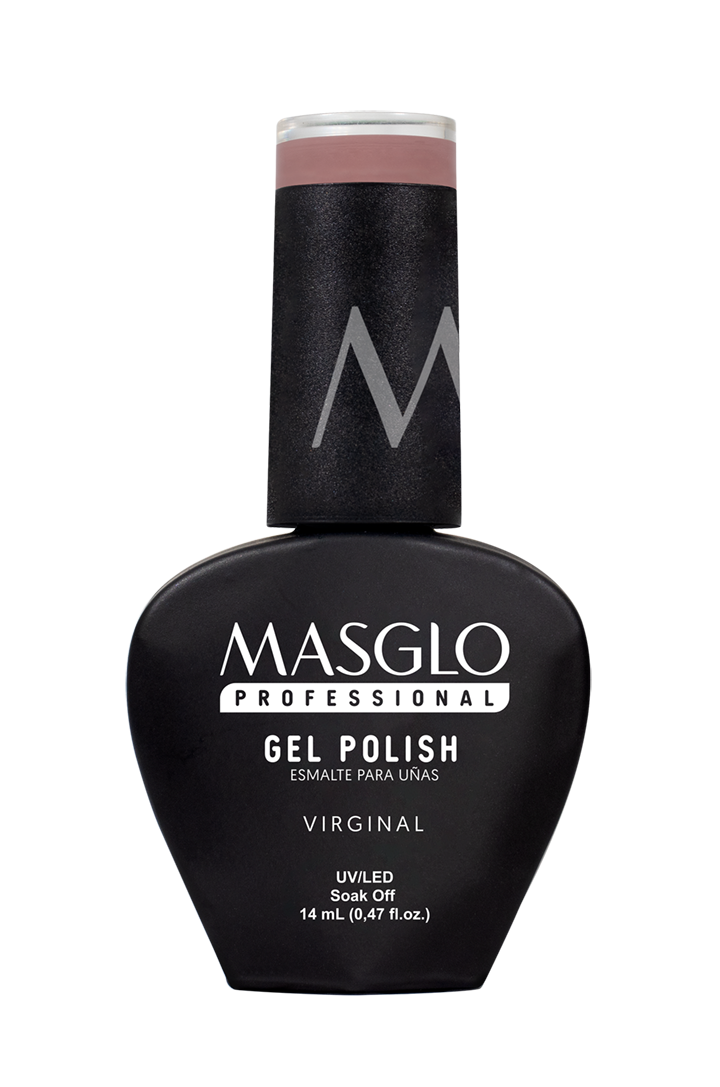 VIRGINAL - SEMI-PERMANENT ENAMEL MASGLO PROFESSIONAL GEL POLISH 14 ML CREAMY - BROWN RANGE
