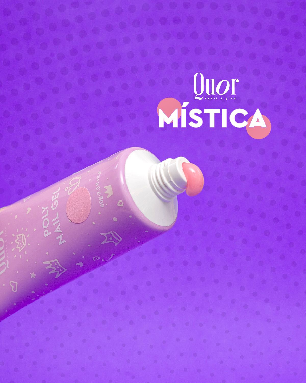 Quor Poly Nail Gel Mística 60g