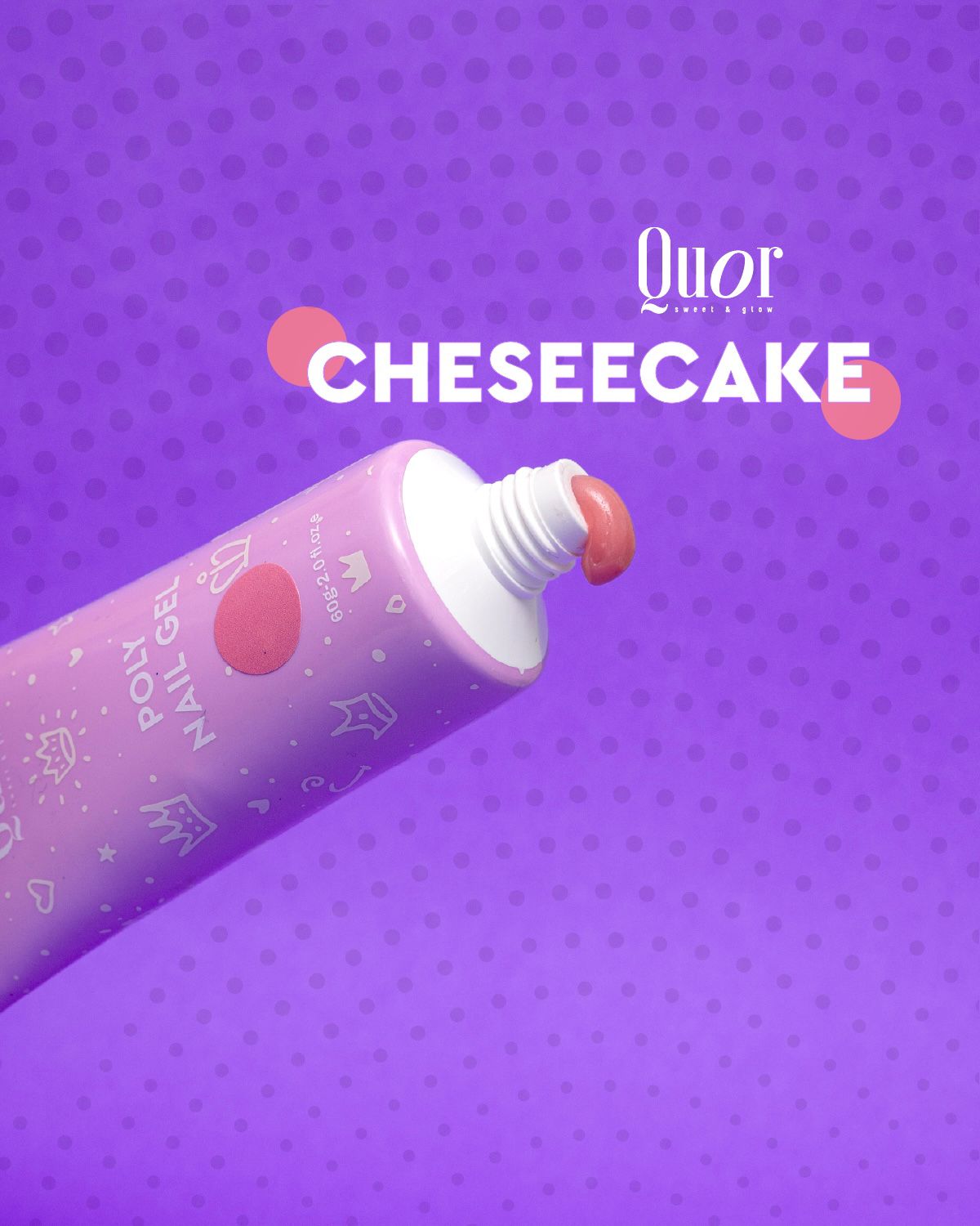 Quor Poly Nail Gel Cheesecake 60g