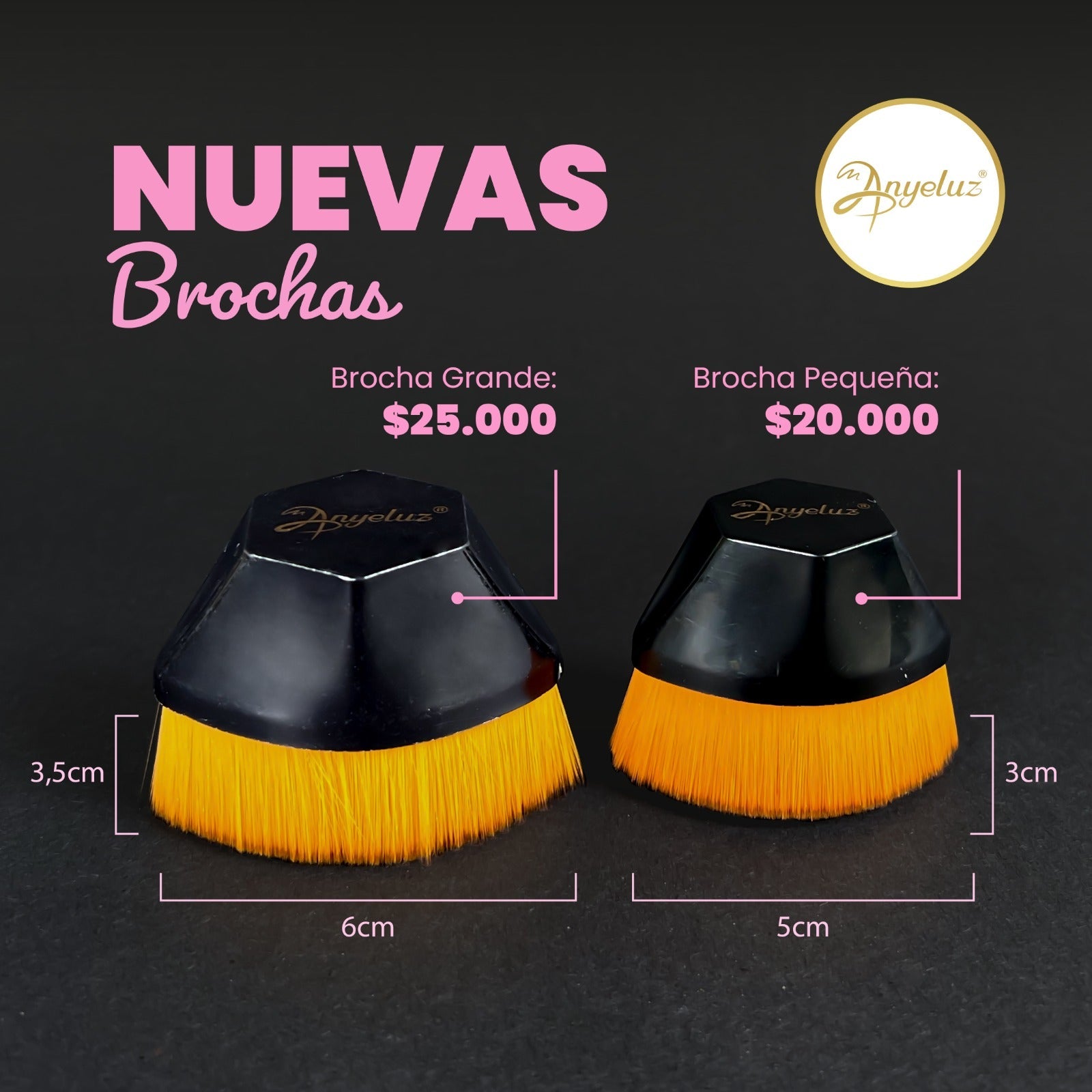 ANYELUZ MAKEUP BRUSHES