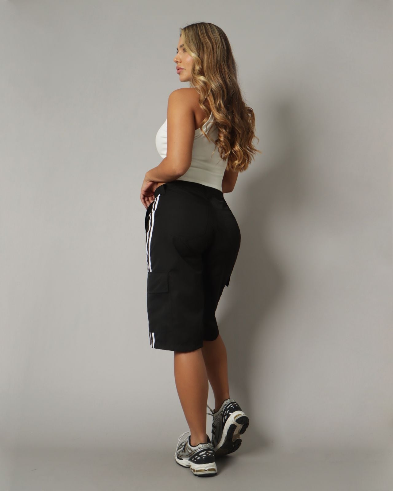 Joy Staz Bermuda Cargo con Sesgos a los Lados - 764015