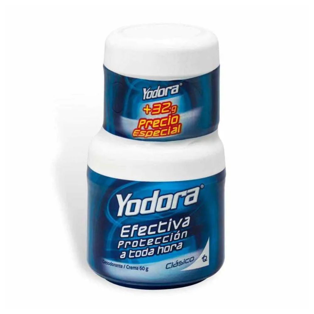 Yodora crema clasica x60 g + Yodora crema clasica x32g