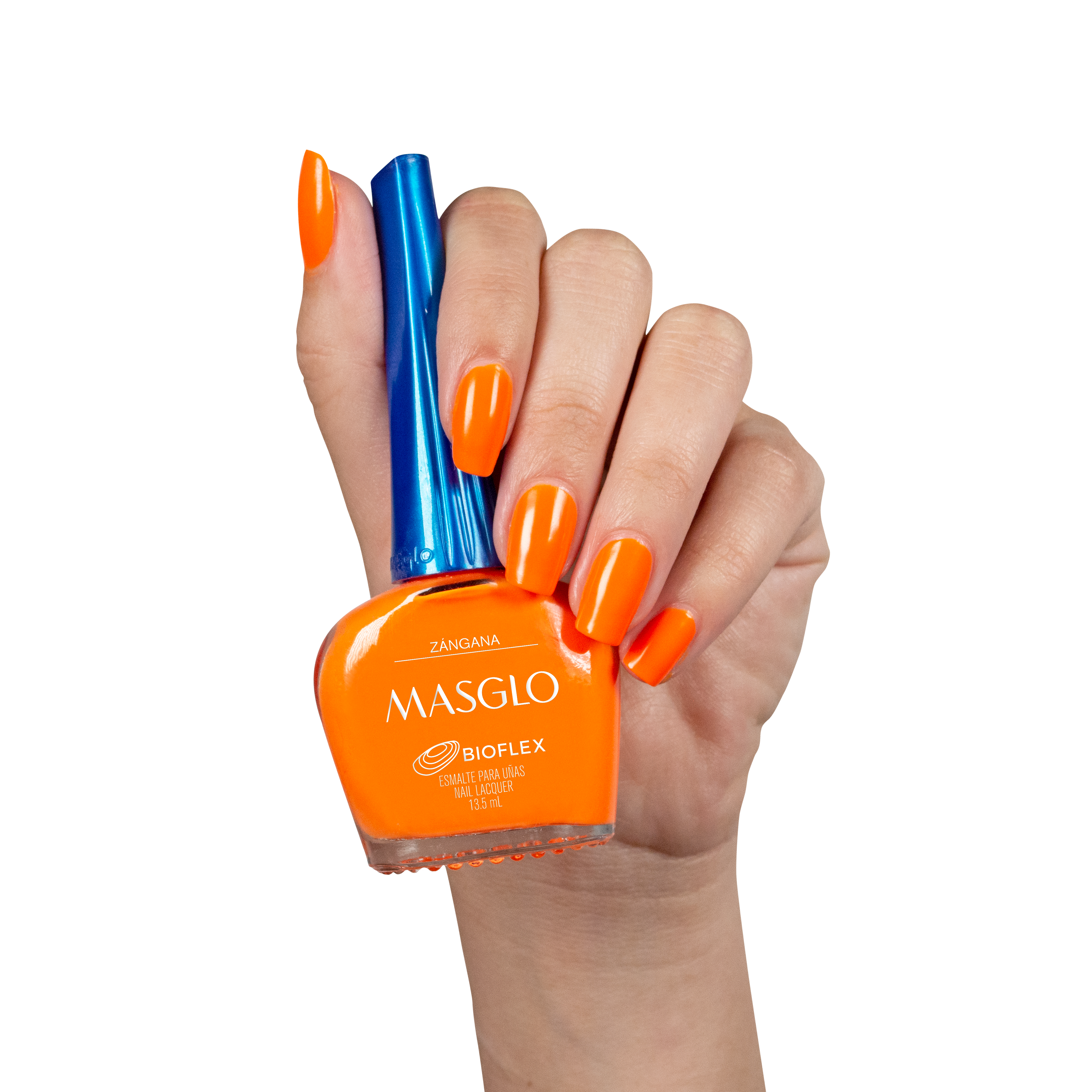 ZANGANA - ESMALTE TRADICIONAL CREMOSO MASGLO 13,5 ML - GAMA NARANJA