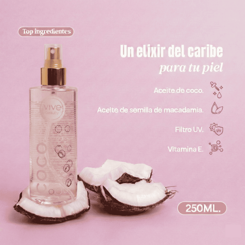 Vive Beauty Aceite Corporal Coco 250 ml