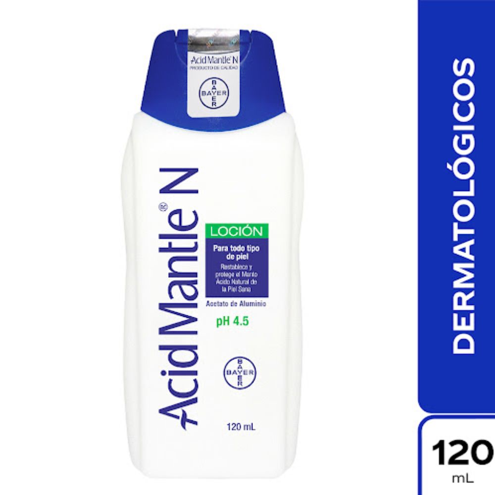 Acetato de Aluminio Acid-Mantle 0.05 g Bayer Locion Frasco x 120 ml