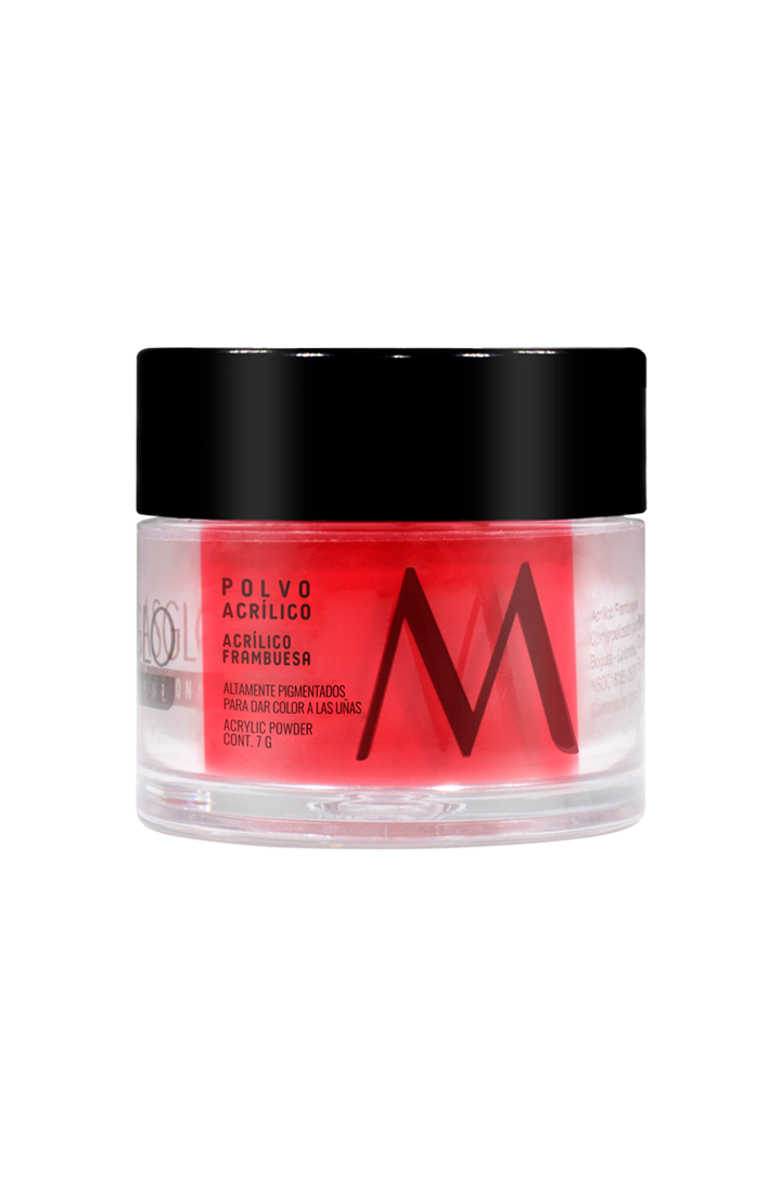 POLVO ACRiLICO FRAMBUESA 7G MASGLO