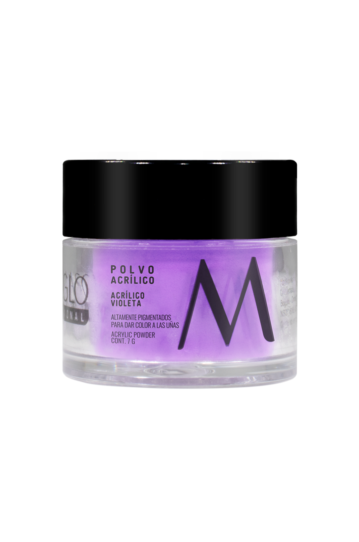 VIOLET ACRYLIC POWDER 7 GR MASGLO