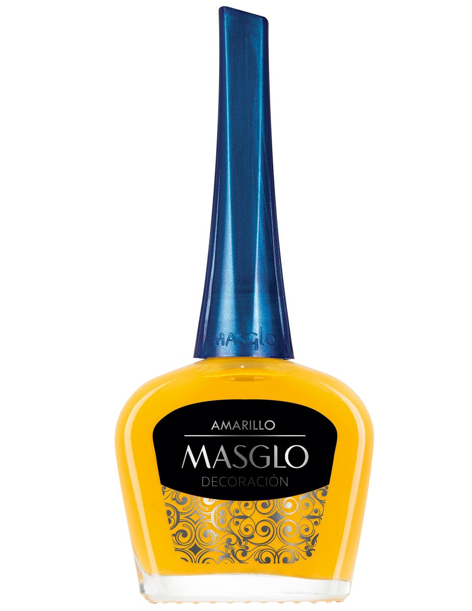 AMARILLO - ESMALTE DECORACIoN ESTANDAR MASGLO 13,5 ML - GAMA AMARILLO