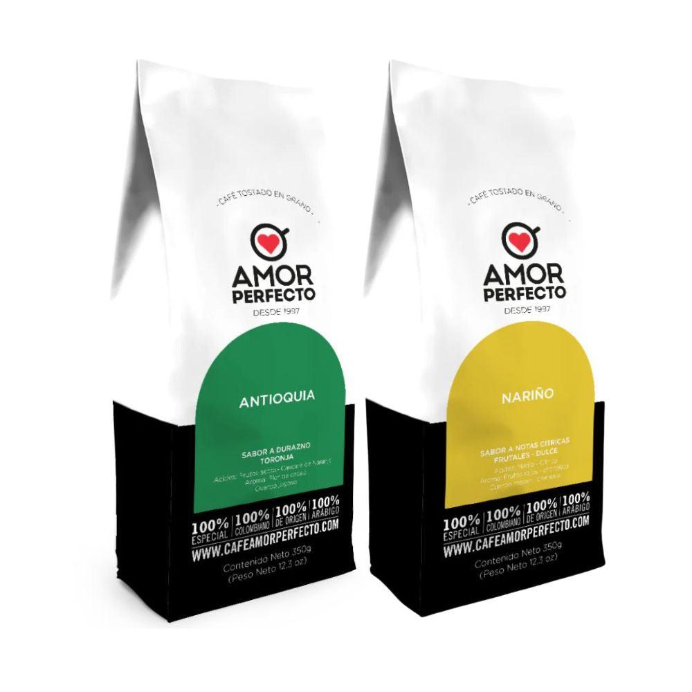 Cafe Amor Perfecto molido sabor Antioquia y Narino 350gr (2 pack)