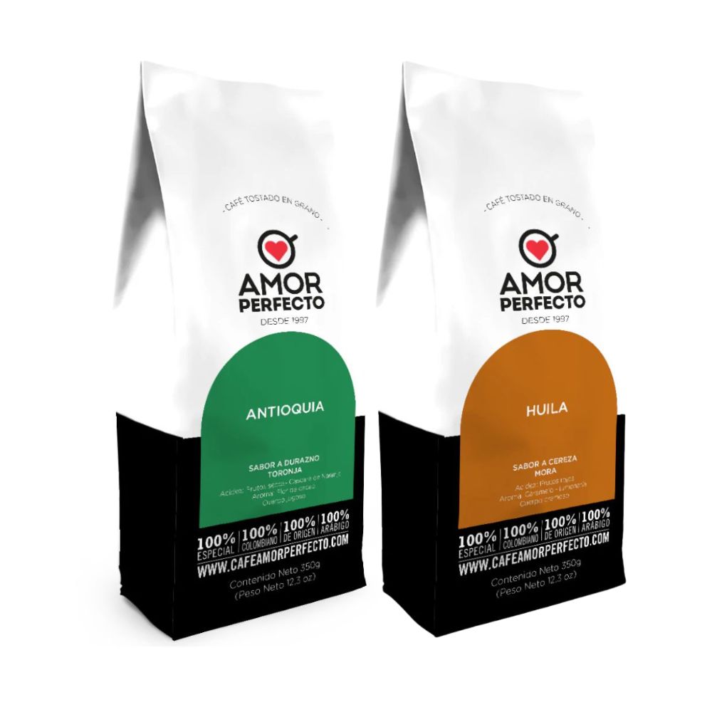 Perfect Love Coffee Ground Antioquia and Huila Flavor 350 gr (2 pack) 