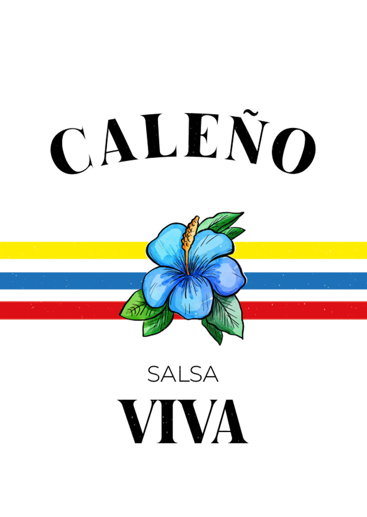 Hoodie “Caleño Salsa Viva – Flor & Tricolor”