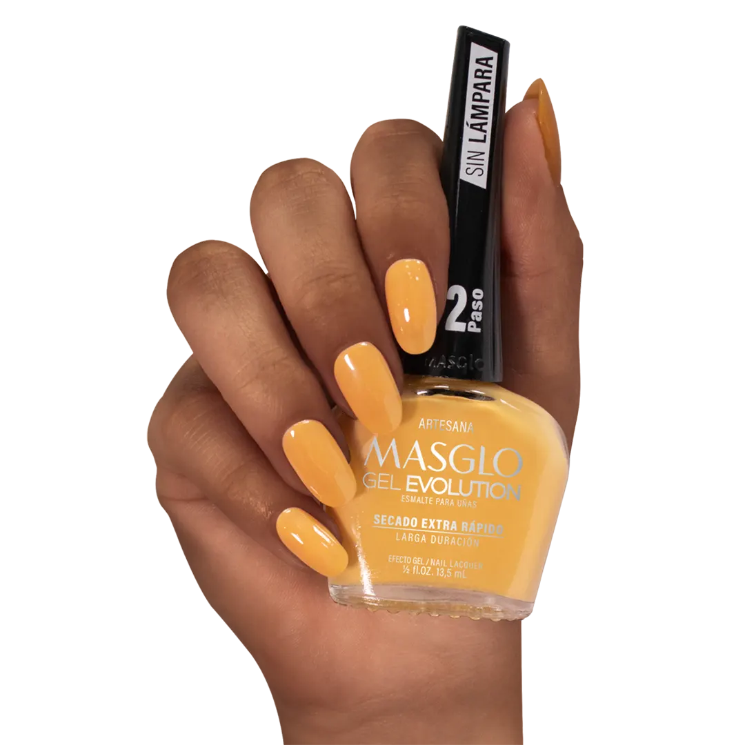 ARTESANA - MASGLO EVOLUTION GEL EFFECT GEL NAIL POLISH 13.5 ML - YELLOW RANGE