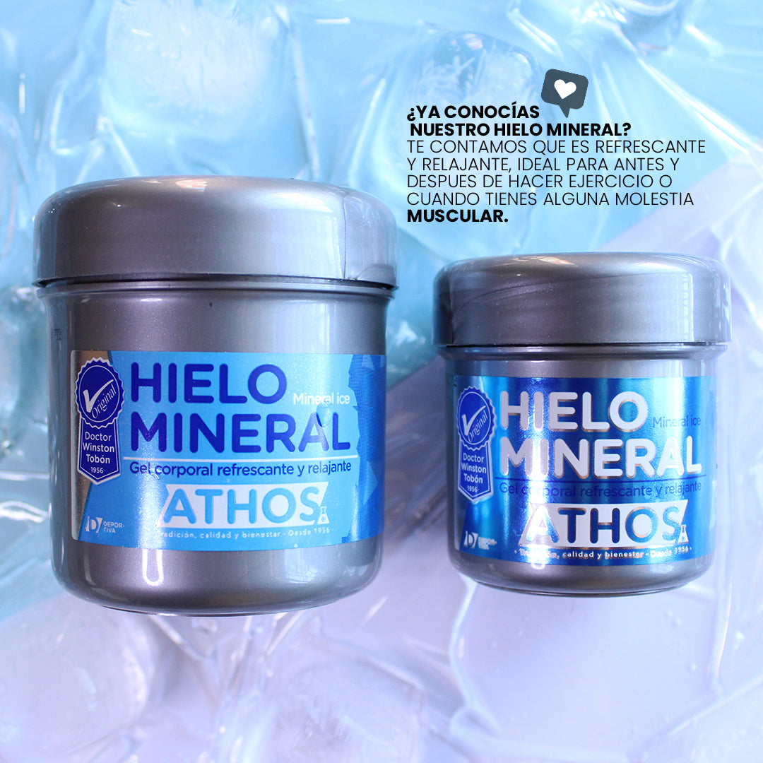 Athos Aceite Corporal Reductor de Naranja 500ml y Athos Hielo Mineral 200gr (2 Pack)
