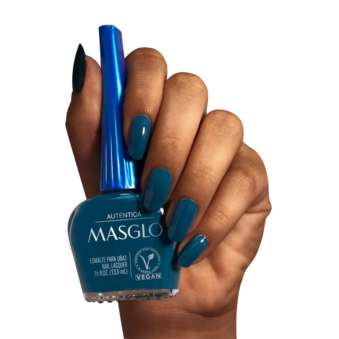 AUTHENTIC - MASGLO TRADITIONAL NAIL POLISH 13.5 ML - BLUE RANGE