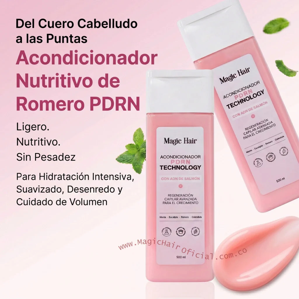 Magic Hair Acondicionador Sin Sal PDRN De Salmon Cabello Fragil 500ml