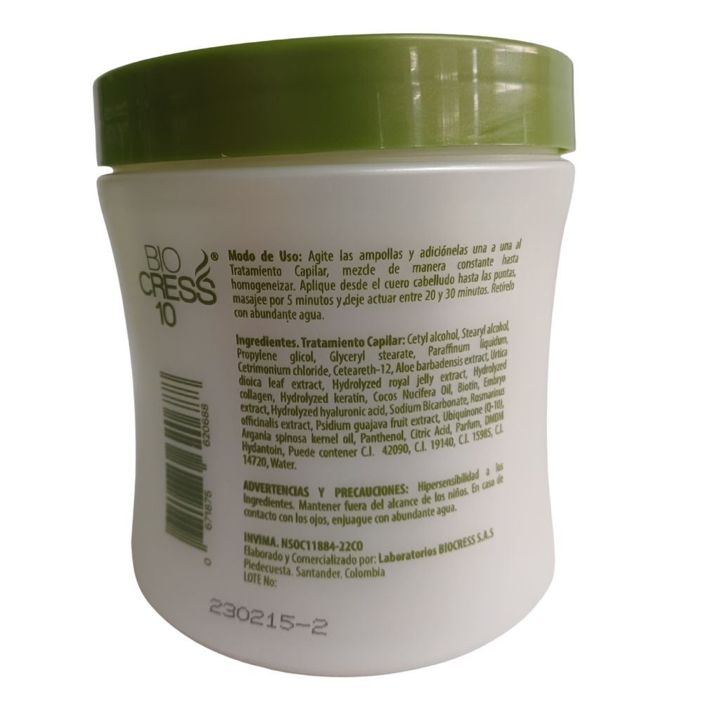 Biocress 10 Reparacion capilar y ampollas biocress (5 Pack) biocress 10 ampolletas Mega salvamento y restaurador profussion caja megasalvamento y restaurador capilar