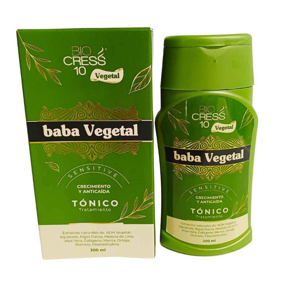 Biocress 10 Tonico Tratamiento Baba Vegetal 200mL