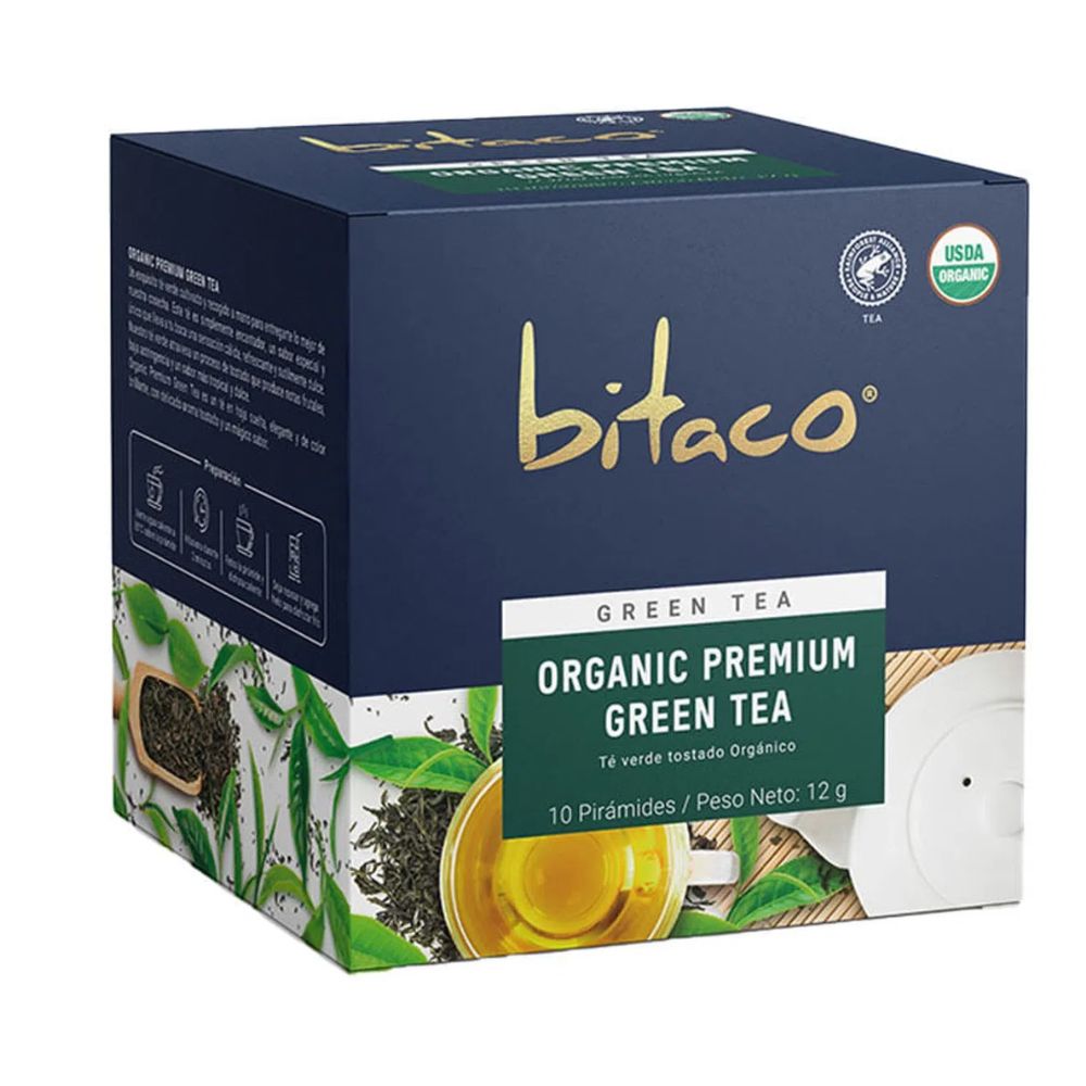 Bitaco Premium Green Herbal Tea, Green Lulo Matcha Tea and Golden Chamomile Mint Tea (3 pack) Food 