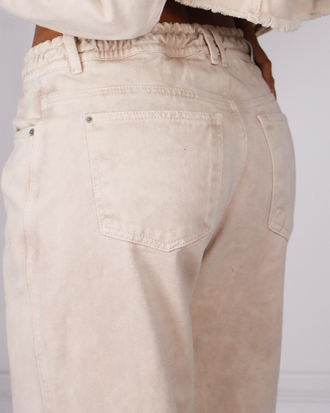 Joy Staz Jean Wide Leg black and cream  715029 - 7CH0502