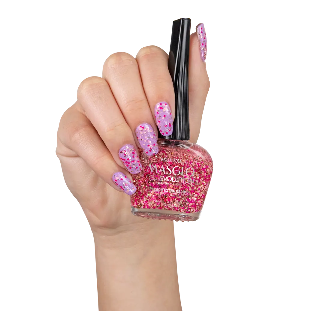 BRILLO ROSA GEL EVOLUTION MASGLO 13,5 ML