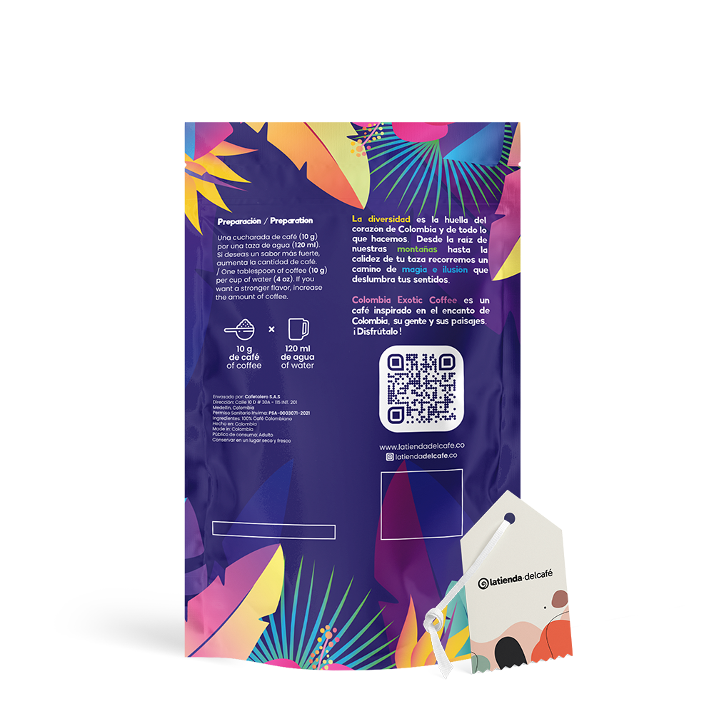 Cafe Especial Colombian Exotic La Tienda del Cafe