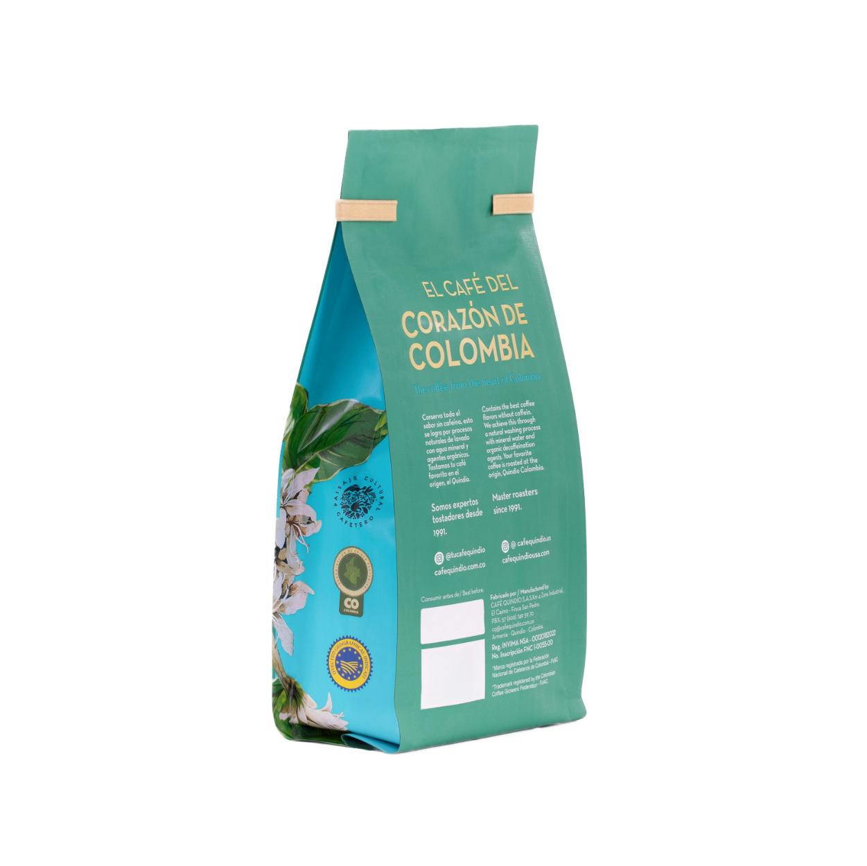 Cafe Quindio Descafeinado Molido x340 g